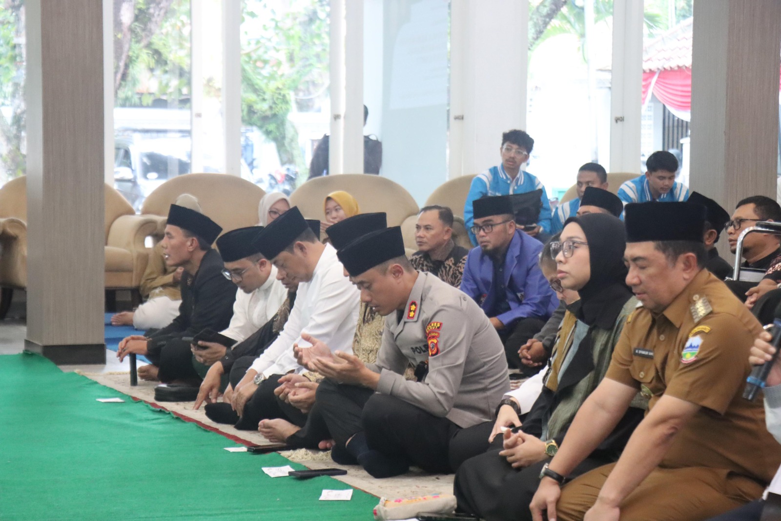 Forkopimda Garut dan Ojek Online Gelar Doa Beesama